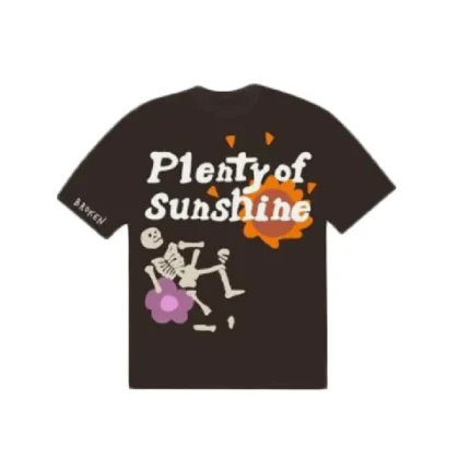 Broken Planet Sunshine T-Shirt Brown
